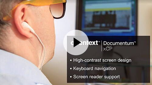 OpenText™ Documentum xCP case management